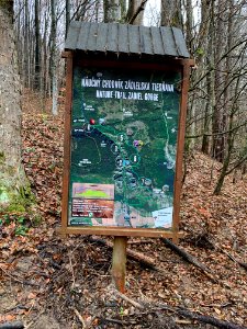 Nature Trail Information Board - Zadiel, SK