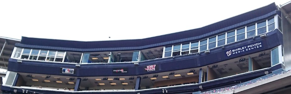 Nationals Park - press box