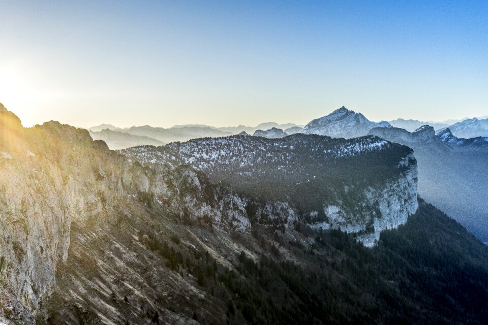 Sky peak summit photo