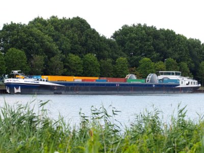 Nautictrans - ENI 02318927, Twente kanaal bij sluis Eefde