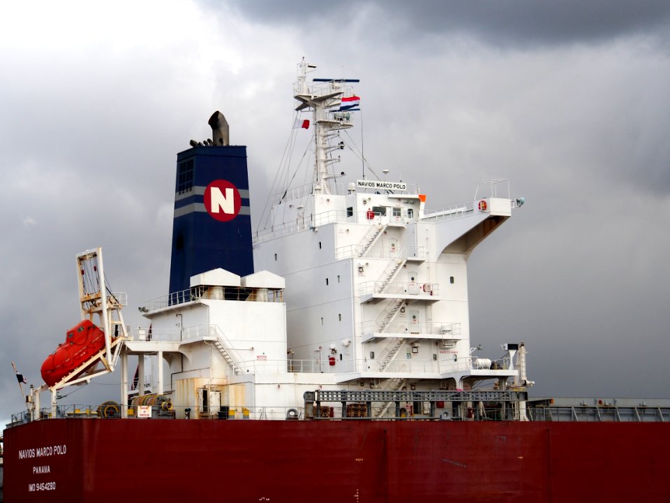 Navios Marco Polo, IMO 9454280, Mercuriushaven, Port of Amsterdam pic2