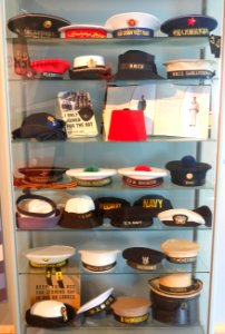 Naval hats of the world - Marinmuseum, Karlskrona, Sweden - DSC08936 photo