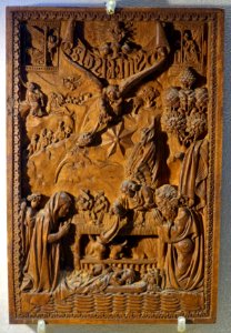Navity and Annunciation to the Shepherds, probably northern Italy, early 15th century, wood - Vatican Museums - DSC00702