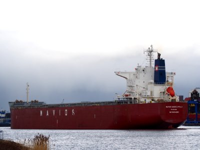 Navios Marco Polo, IMO 9454280, Noordzeekanaal, Port of Amsterdam pic1