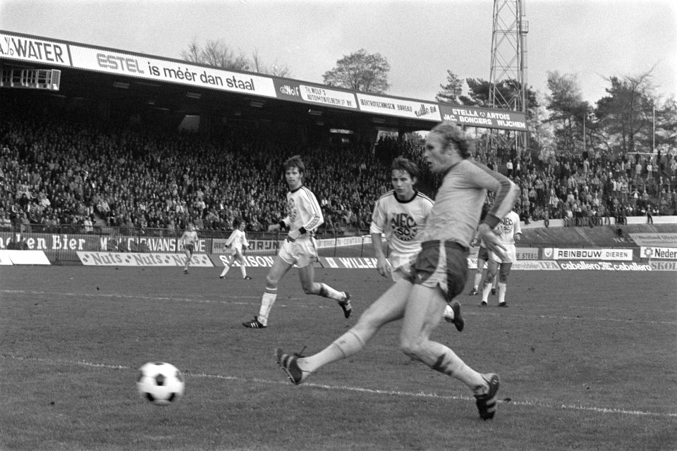 NEC tegen Ajax 0-1, spelmomenten, Bestanddeelnr 929-4259