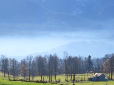 Nebellandschaft Wackersberg