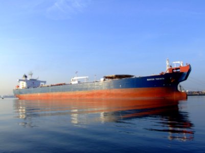 Navion Torinita IMO 9012305 p4 docked at the Caland canal, Port of Rotterdam, Holland 03-May-2008