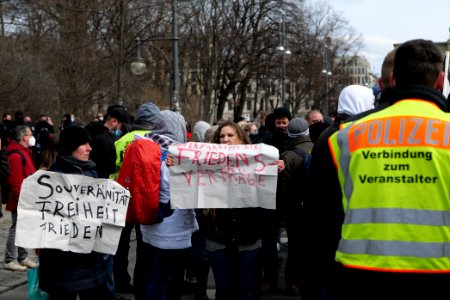 Nazi protest Berlin 2021-03-20 17