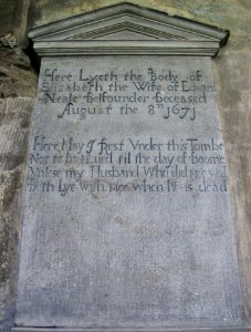 Neale memorial, St John, Burford