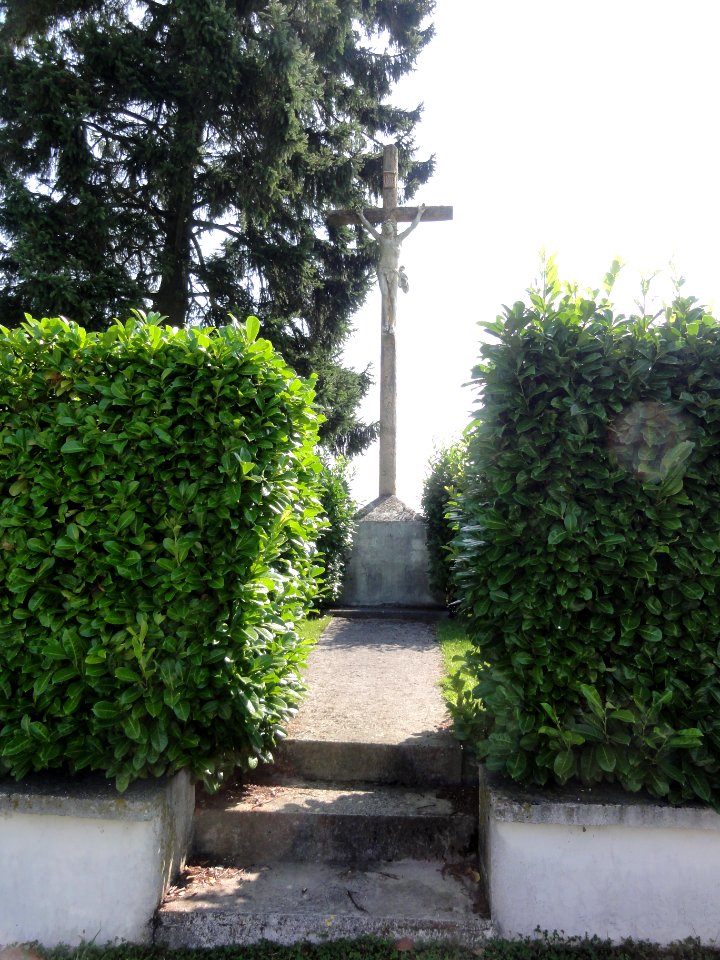 Nauroy (Aisne) croix de chemin