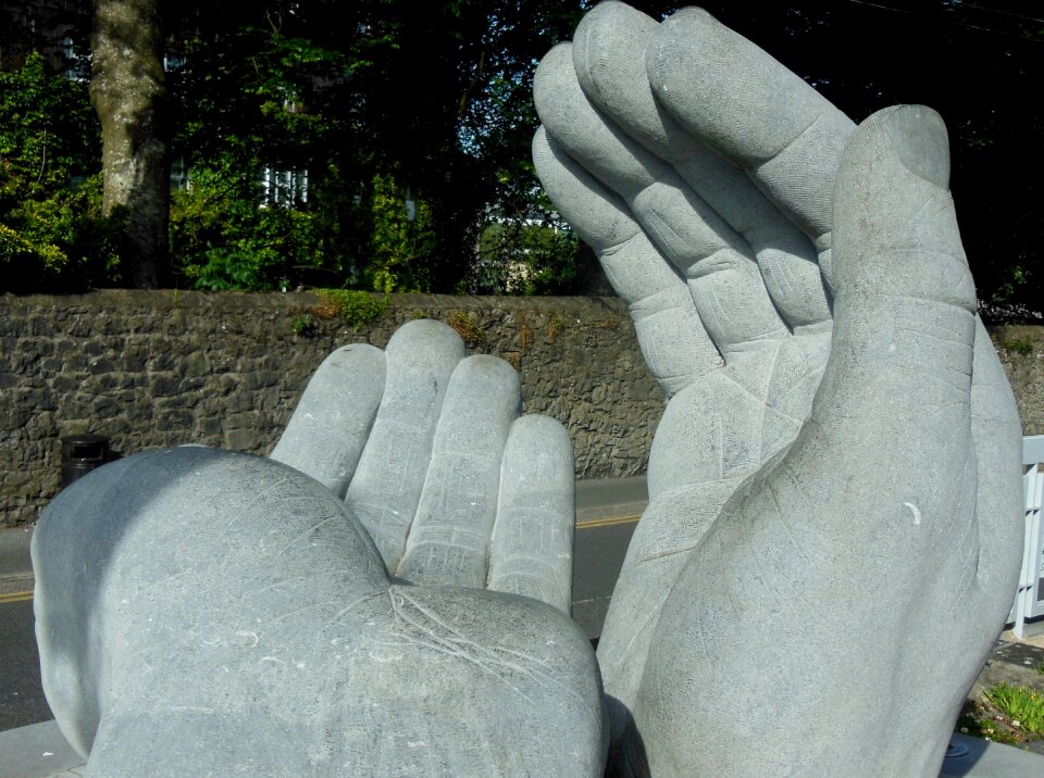 Contemplation places of interest hands
