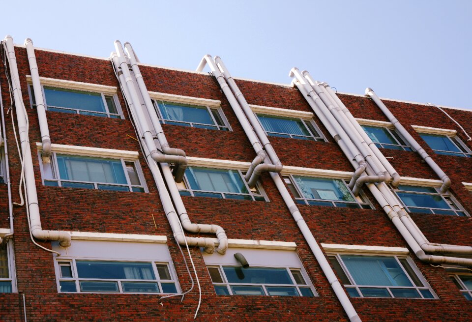 White iron pipes vent pipe