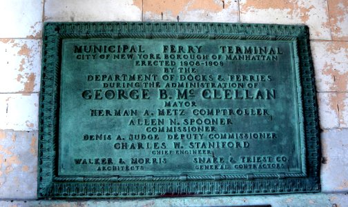Muni Ferry Term plaque jeh