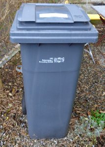 Muelltonne in Zuerich