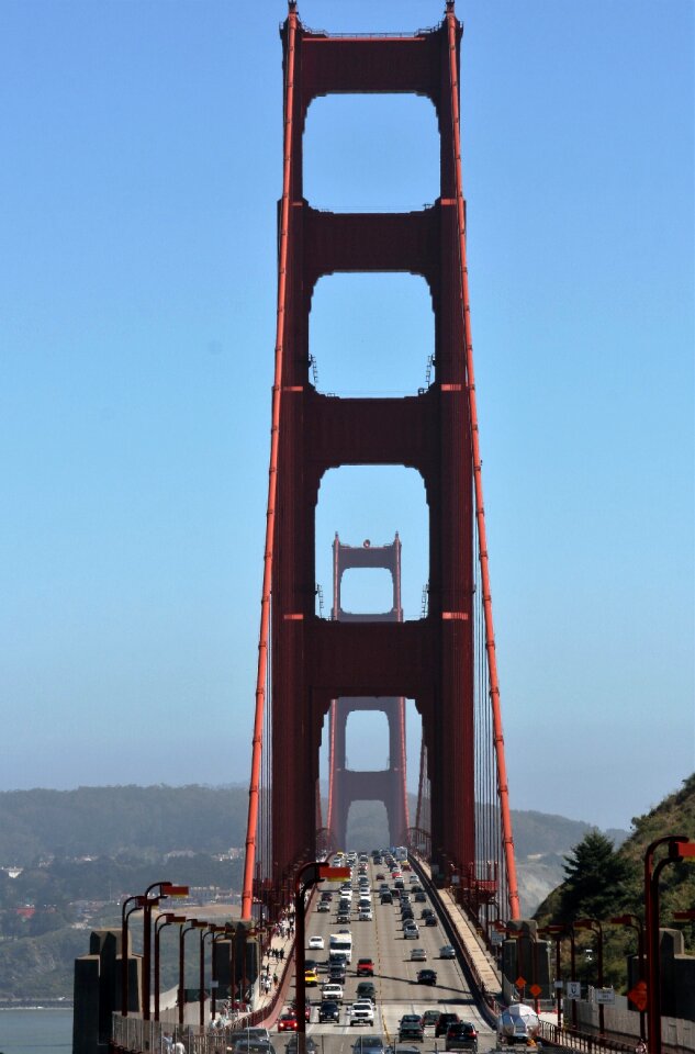 Goden gate bridge traffic bridge
