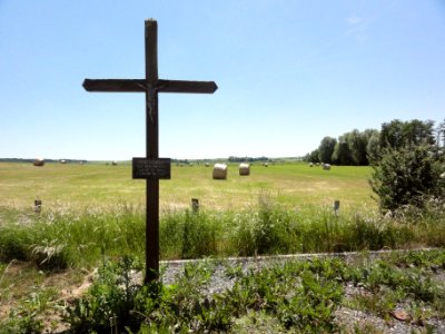 Mulcey (Moselle) croix de chemin C