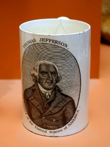 Mug with Thomas Jefferson, c. 1801 - National Museum of American History - DSC00147