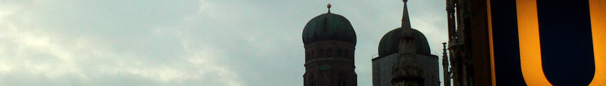Munich banner Domed roofs