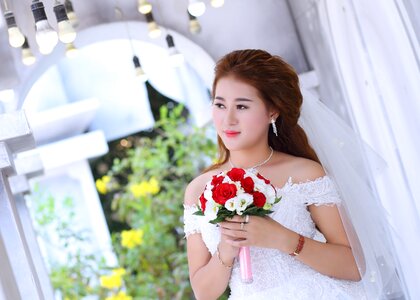 Vietnam beauty charming smile photo