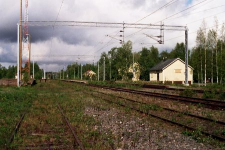 Muhos railway station Jun2009