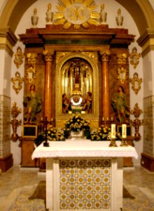Muel - Ermita de Nuestra Señora de la Fuente, interior 03
