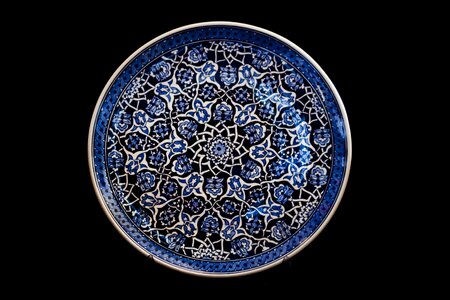Plate ceramic turkey