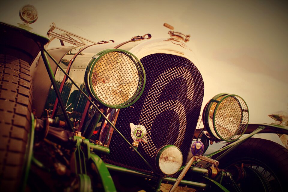 Classic headlights vehicle