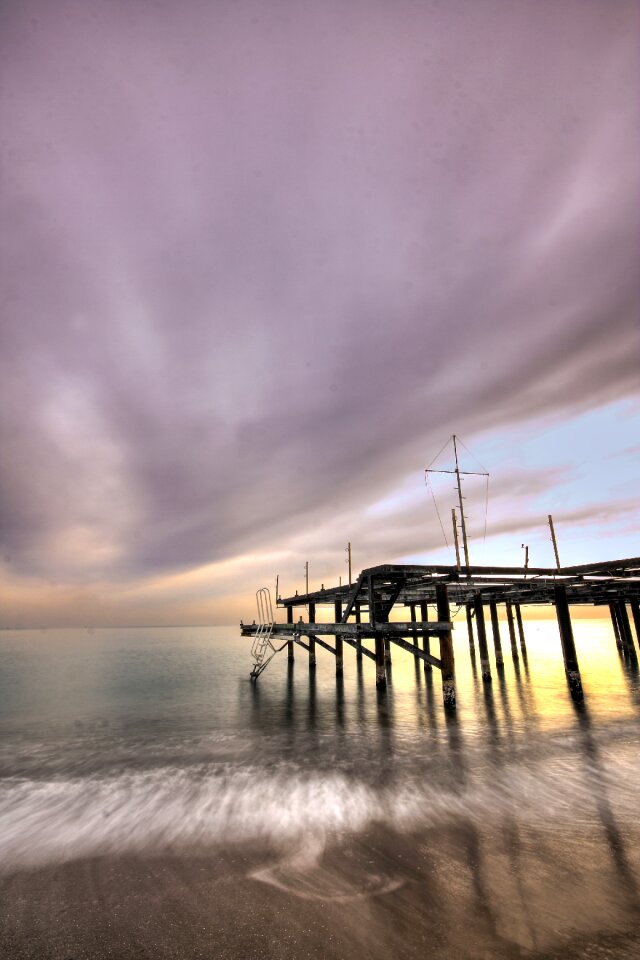 Hdr nature beach photo