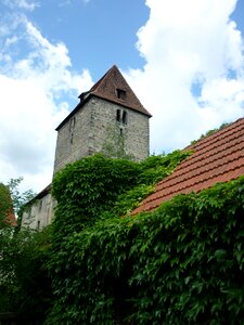 St nicholas defensive tower ashlar masonry photo