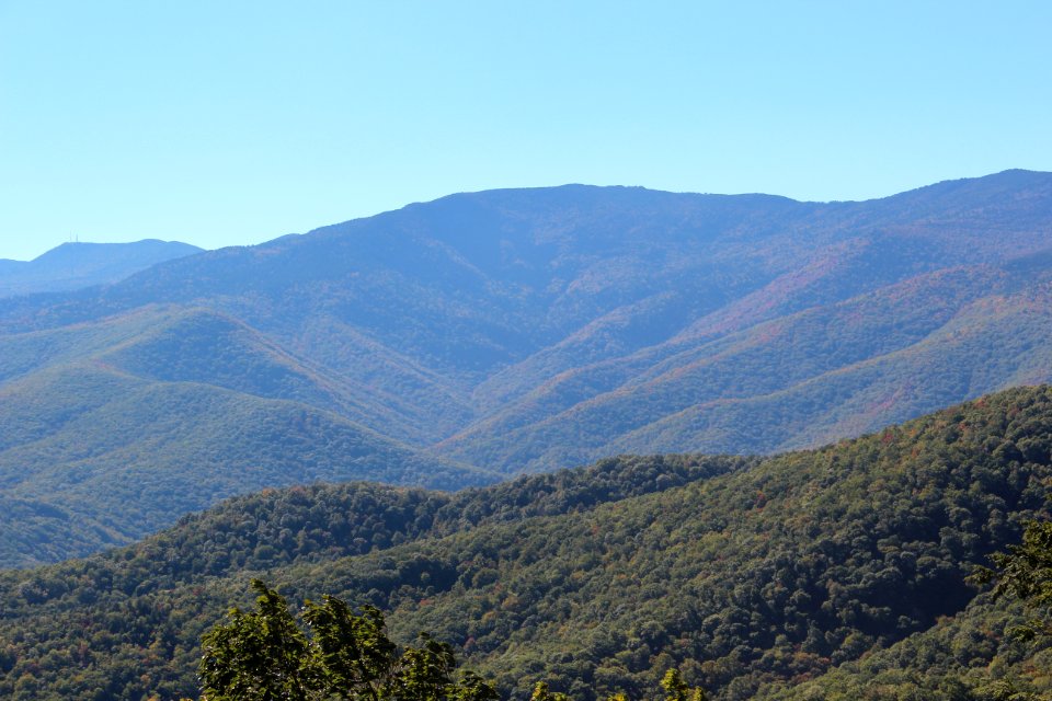 Mt Mitchell from from Black Mountains Overlook, October 2016