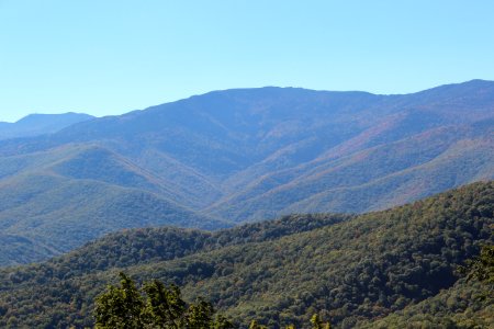 Mt Mitchell from from Black Mountains Overlook, October 2016