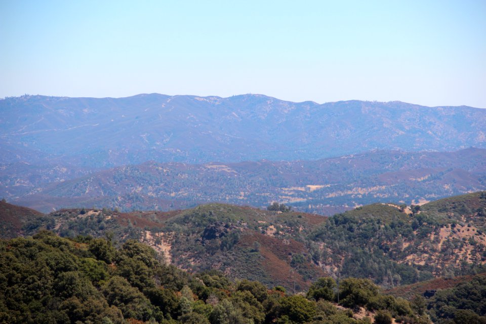 Mt Hamilton view looking east, Aug 2019