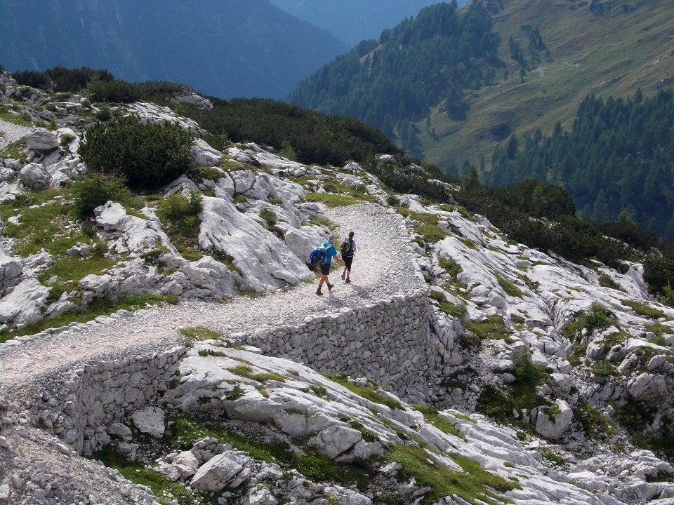 Mule trail near Zasavje Lodge at Prehodavci