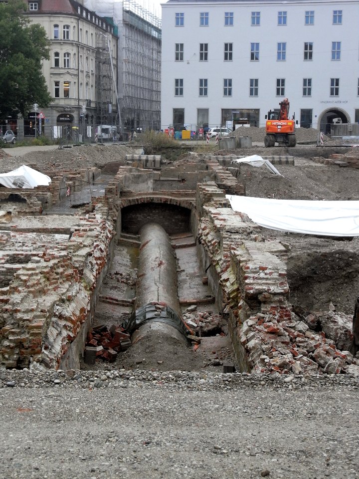 MUC Marienhof Ausgrabung Stadtgraben 3