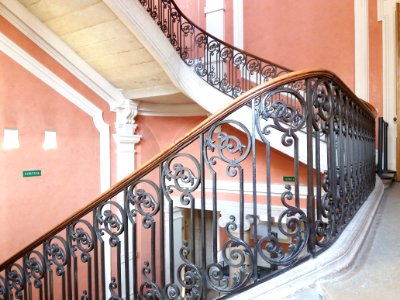 Musée des Beaux-Arts de Lyon - Aile des expositions, escalier 2