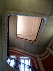 Musée des Beaux-Arts de Lyon - Aile des expositions, haut de l'escalier