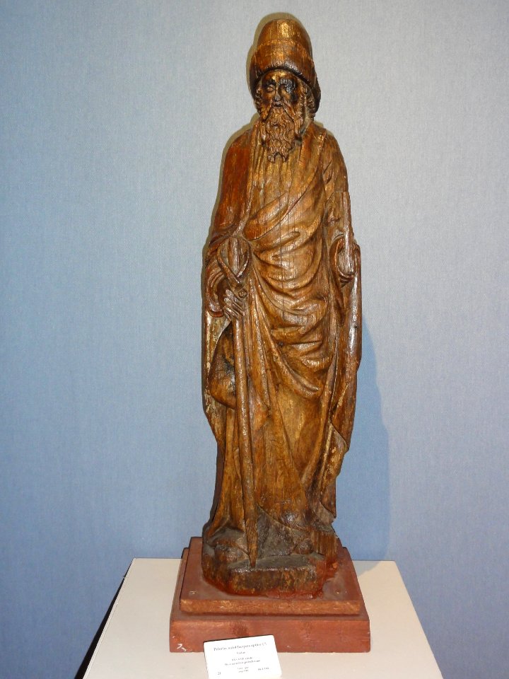 Musée diocésain d’art religieux de Blois, statue d'un pèlerin de St.Jacques