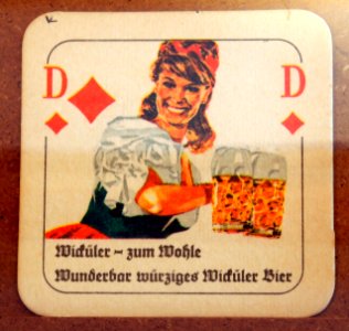 Musée Européen de la Bière, Beer coaster pic-034