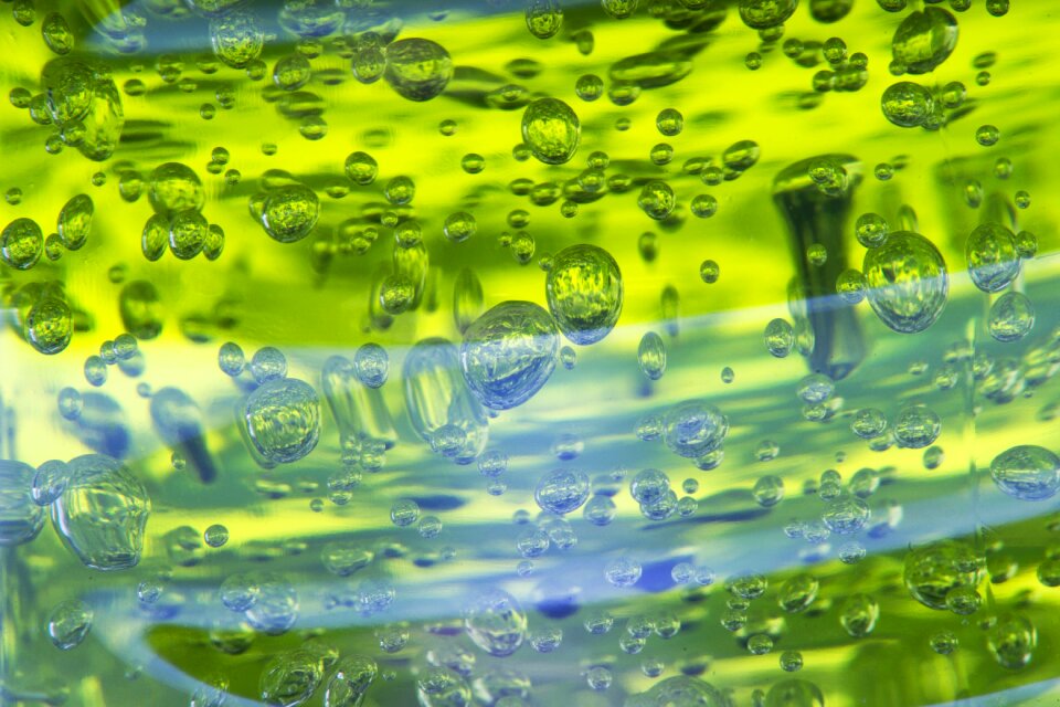 Drop green abstract green pattern