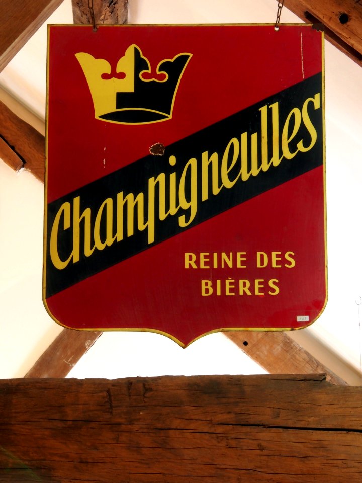 Musée Européen de la Bière - Champigneulles enamel advertising sign