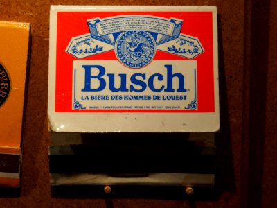Musée Européen de la Bière - Matchbook - Busch bière