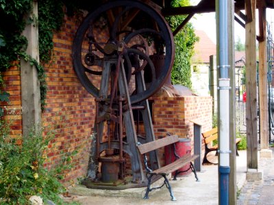 Musée Européen de la Bière - Part of machine and oven