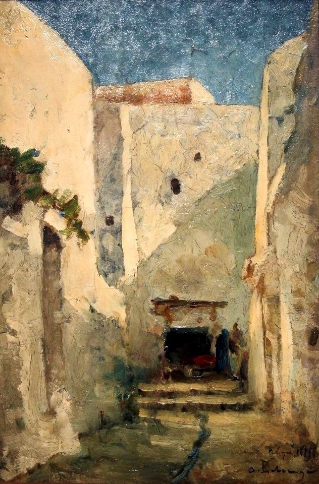 Musée du quai Branly Peintures des lointains Albert Lebourg Rue à Alger 03012019 6226