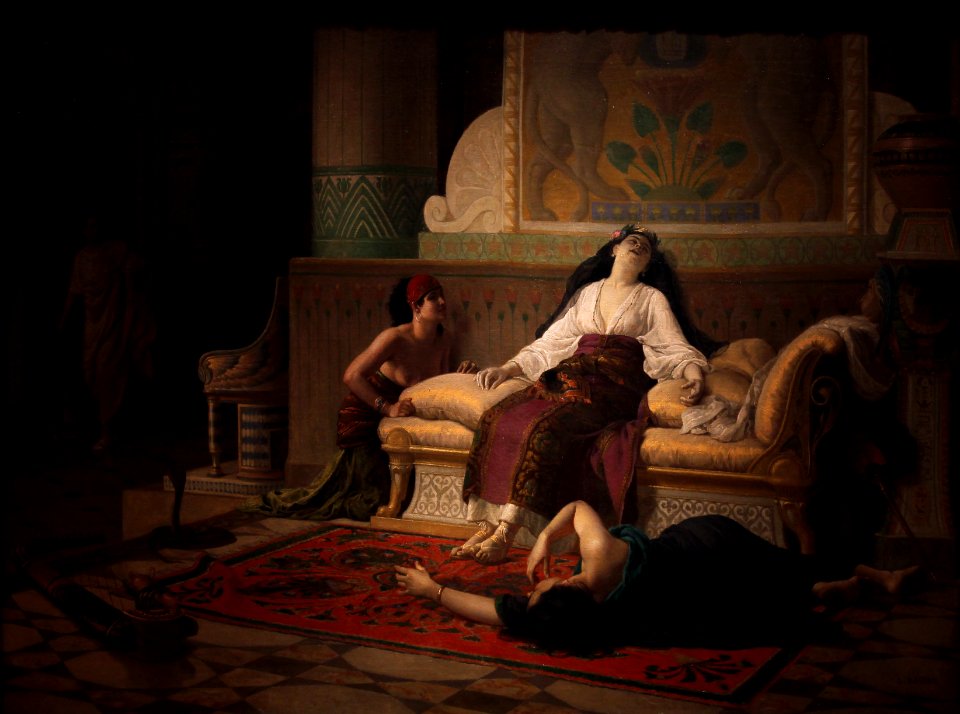 Musée des Beaux-Arts de Rennes 16082019 Louis-Marie Baader La mort de Cléopâtre, Reine d'Egypte 4637