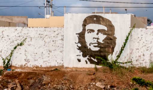 Mural del Che Guevara en Juan Griego