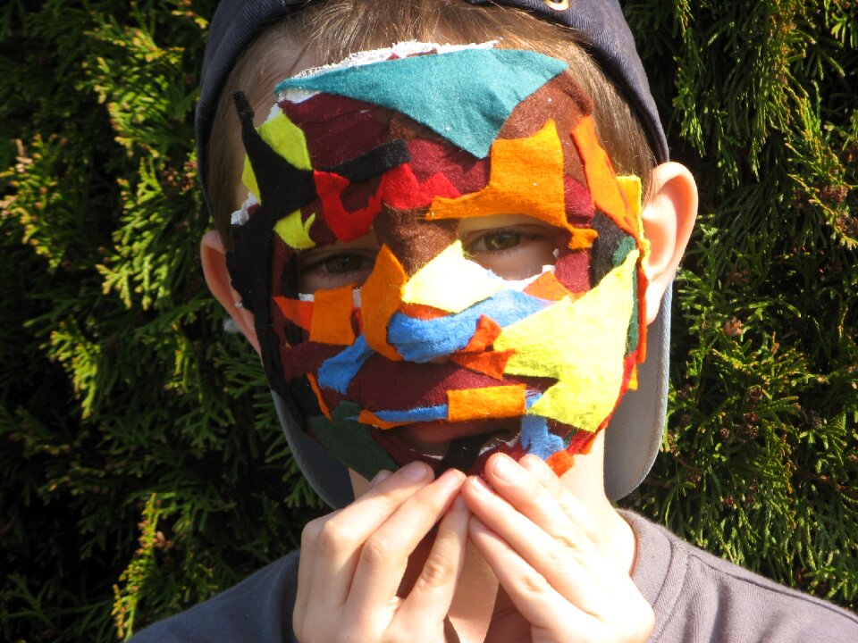Mask plaster mask students