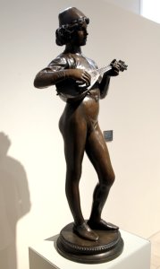 Musée Camille Claudel 07092019 Paul Dubois Chanteur florentin du XVème siècle 1865 Fonte Barbedienne 1 7892