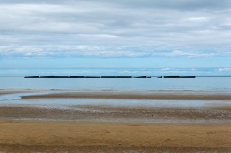 Mulberry Arromanches beach