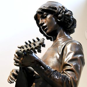 Musée Camille Claudel 07092019 Paul Dubois Chanteur florentin du XVème siècle 1865 Fonte Barbedienne 6 7906