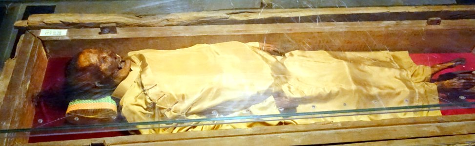 Mummy from Xóm Cải - Museum of Vietnamese History - Ho Chi Minh City - DSC05868